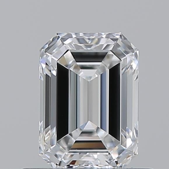 Diamante Naturale Taglio Smeraldo 0.76ct VG/EX F VVS1 - GIA - 6.16x4.4x2.92mm