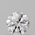 Diamante Naturale Taglio Brillante 0.42ct 3EX E IF - GIA - 4.89x4.86x2.88mm