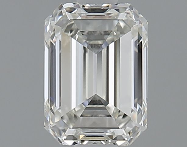 Diamante Naturale Taglio Smeraldo 0.8ct EX/EX H IF - IGI - 6.04x4.34x2.99mm