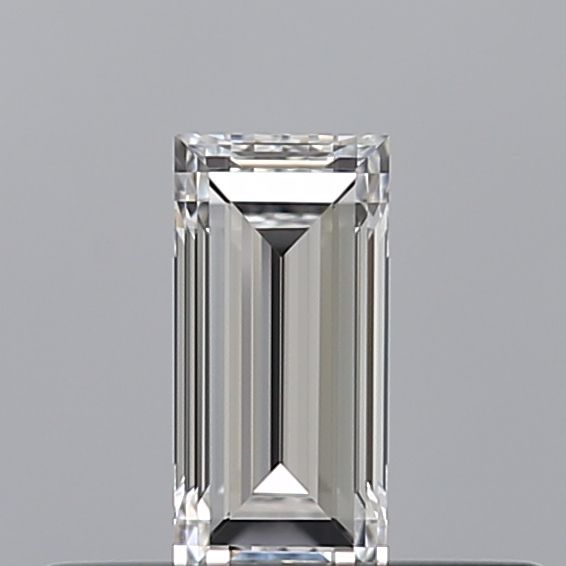 Diamante Naturale Taglio Baguette 0.24ct EX/EX D VVS2 - GIA - 5.23x2.49x1.78mm