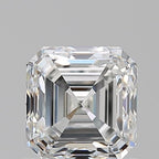 Diamante Naturale Taglio Asscher 0.91ct VG/EX H VVS1 - GIA - 5.27x5.09x3.6mm