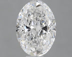Diamante Naturale Taglio Ovale 1ct VG/EX E VVS2 - GIA - 7.87x5.58x3.3mm