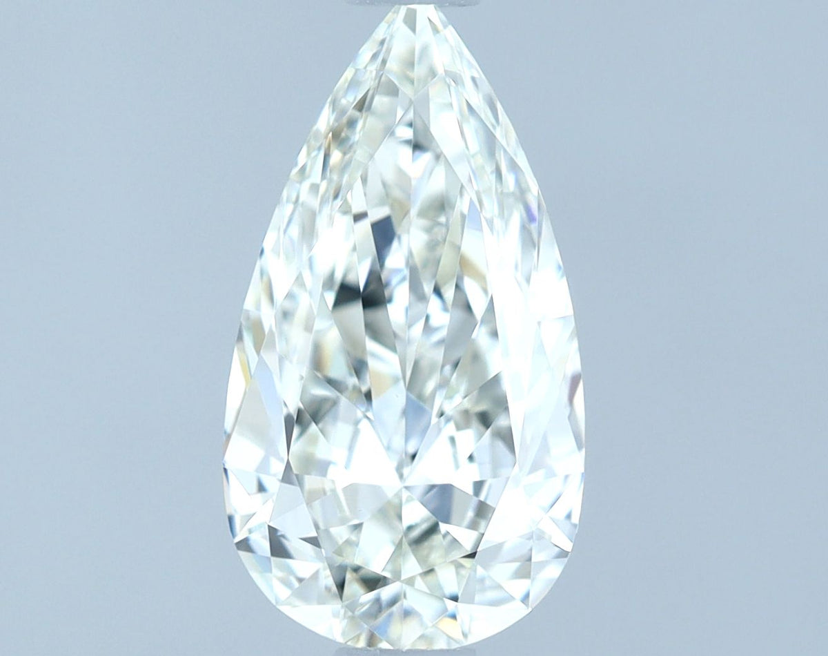 Diamante Naturale Taglio Goccia 0.9ct EX/EX H VVS2 - IGI - 9.67x5.21x2.86mm