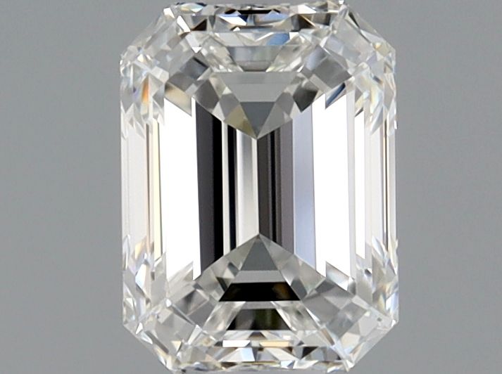 Diamante Naturale Taglio Smeraldo 0.8ct VG/EX H VVS1 - GIA - 5.95x4.4x3.14mm