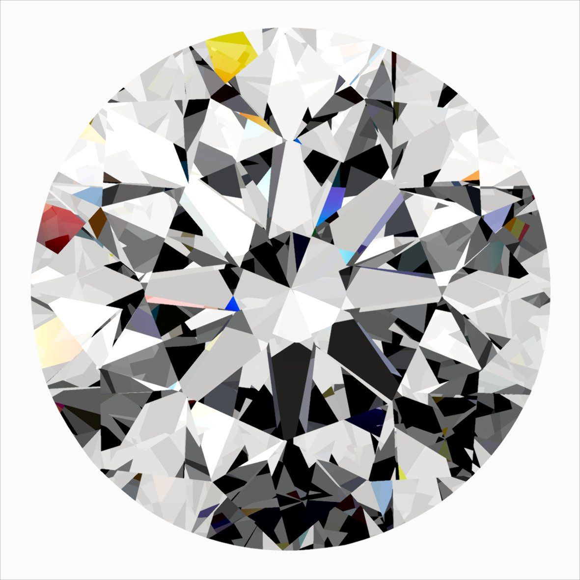 Diamante Taglio Brillante 0.31ct VG/VG/EX F VS2 - IGI - 4.23x4.26x2.73mm