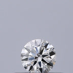 Diamante Naturale Taglio Brillante 0.19ct 3EX E VVS1 - IGI - 3.69x3.72x2.22mm