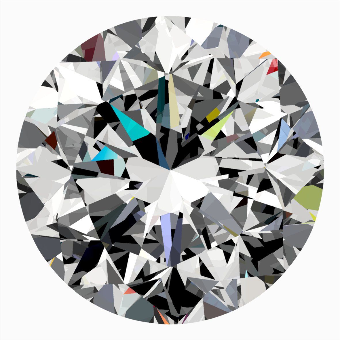 Diamante Naturale Taglio Brillante 0.3ct G/VG/EX G VVS1 - IGI - 4.13x4.15x2.7mm