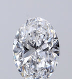 Diamante Naturale Taglio Ovale 0.6ct VG/EX E VS2 - GIA - 6.73x4.75x2.9mm