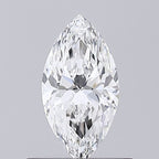 Diamante Naturale Taglio Marquise 0.42ct EX/EX F VS1 - IGI - 7.55x3.91x2.49mm