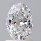 Diamante Naturale Taglio Ovale 0.9ct EX/EX D VS1 - GIA - 7.29x5.2x3.54mm