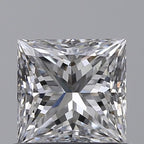 Diamante Naturale Taglio Princess 0.63ct VG/EX D IF - GIA - 4.8x4.7x3.42mm