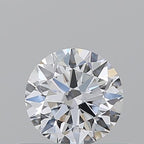 Diamante Naturale Taglio Brillante 0.5ct VG/VG/EX D VS1 - GIA - 5.01x4.97x3.15mm