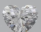 Diamante Naturale Taglio Cuore 0.72ct EX/EX D VVS1 - GIA - 5.36x6.37x3.6mm