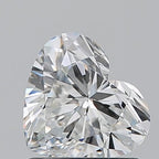 Diamante Naturale Taglio Cuore 1.02ct VG/EX F IF - GIA - 6.27x7.07x3.94mm
