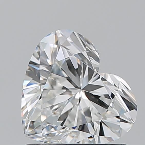 Diamante Naturale Taglio Cuore 1.02ct VG/EX F IF - GIA - 6.27x7.07x3.94mm