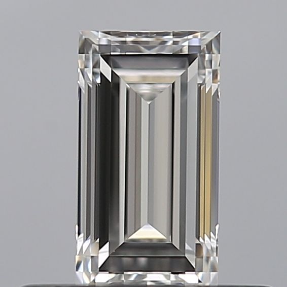 Diamante Naturale Taglio Baguette 0.46ct EX/EX G VVS2 - GIA - 6.08x3.23x2.25mm