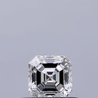 Diamante Naturale Taglio Asscher 0.34ct EX/EX E VS1 - GIA - 3.86x3.86x2.61mm