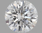 Diamante Naturale Taglio Brillante 0.4ct EX/VG/VG E VVS1 - GIA - 4.7x4.66x2.94mm