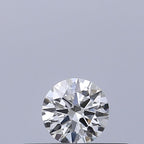 Diamante Taglio Brillante 0.18ct EX/VG/EX F VVS1 - GIA - 3.63x3.65x2.2mm