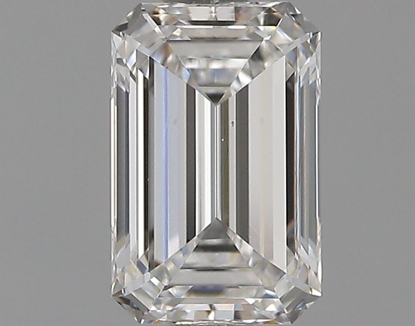 Diamante Naturale Taglio Smeraldo 0.52ct VG/EX F VS2 - GIA - 5.89x3.82x2.39mm