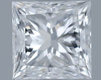 Diamante Naturale Taglio Princess 0.51ct EX/EX D VVS1 - GIA - 4.44x4.37x3.17mm