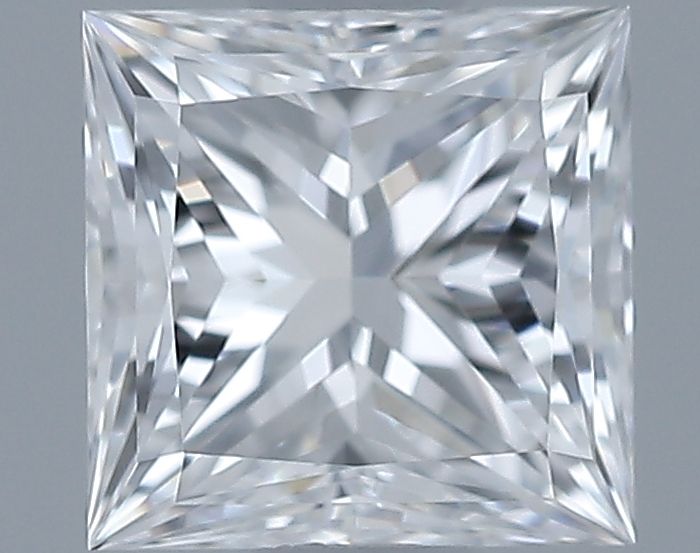 Diamante Naturale Taglio Princess 0.51ct EX/EX D VVS1 - GIA - 4.44x4.37x3.17mm