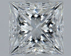 Diamante Naturale Taglio Princess 0.55ct EX/EX E IF - GIA - 4.7x4.61x3.16mm