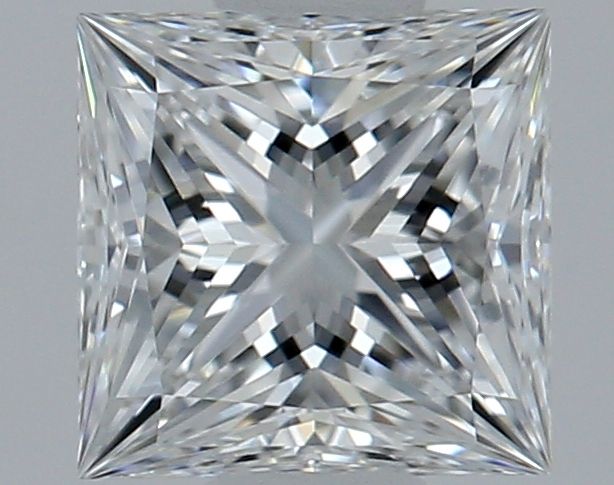 Diamante Naturale Taglio Princess 0.55ct EX/EX E IF - GIA - 4.7x4.61x3.16mm