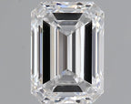 Diamante Naturale Taglio Smeraldo 0.9ct VG/EX E VVS2 - GIA - 6.32x4.51x3.06mm
