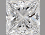 Diamante Naturale Taglio Princess 0.5ct G/EX D VVS1 - GIA - 4.51x4.38x3.24mm