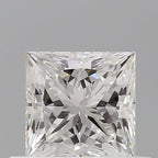 Diamante Naturale Taglio Princess 0.51ct EX/VG G VVS2 - GIA - 4.36x4.34x3.16mm
