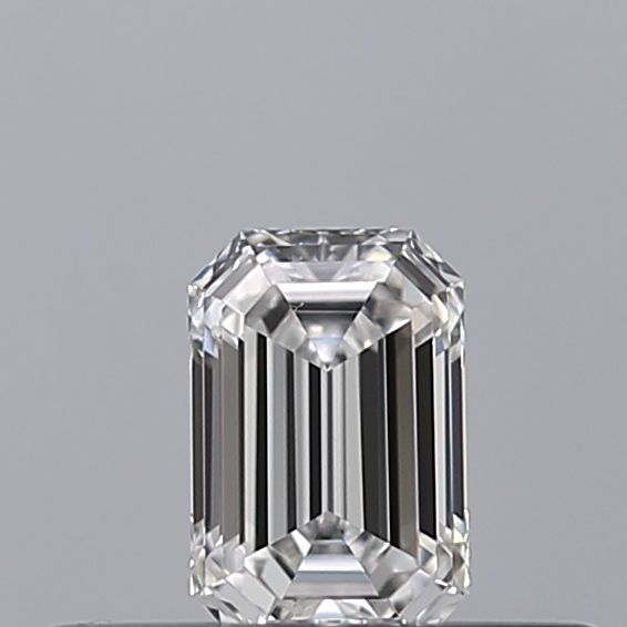 Diamante Naturale Taglio Smeraldo 0.23ct VG/EX D VS2 - GIA - 4.4x2.9x1.92mm