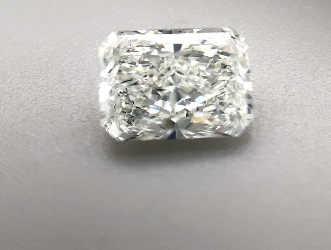 Diamante Naturale Taglio Radiant 1.22ct EX/EX G VVS1 - GIA - 7.27x5.35x3.58mm