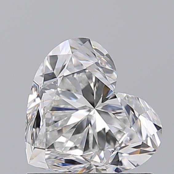 Diamante Naturale Taglio Cuore 1.02ct EX/EX F VVS2 - GIA - 6.0x6.63x4.09mm
