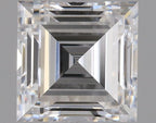 Diamante Taglio Radiant Quadrato 0.71ct EX/EX D IF - GIA - 4.83x4.82x3.19mm
