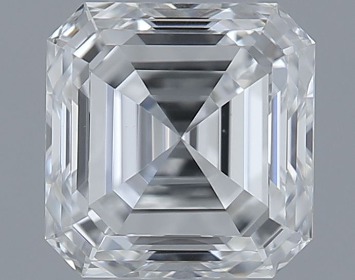 Diamante Naturale Taglio Asscher 0.52ct VG/EX F VS1 - GIA - 4.51x4.41x2.89mm