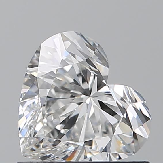 Diamante Naturale Taglio Cuore 0.77ct EX/EX F VVS1 - GIA - 5.84x6.44x3.61mm