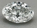 Diamante Naturale Taglio Ovale 0.7ct EX/EX E VVS1 - GIA - 7.19x4.87x3.14mm