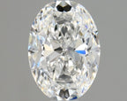 Diamante Naturale Taglio Ovale 0.9ct VG/EX E VVS1 - GIA - 7.5x5.37x3.3mm