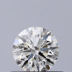 Diamante Naturale Taglio Brillante 0.46ct 3EX H VVS1 - IGI - 4.89x4.93x3.07mm