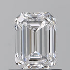 Diamante Naturale Taglio Smeraldo 0.81ct VG/EX D VVS2 - GIA - 6.25x4.45x2.96mm