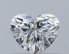 Diamante Naturale Taglio Cuore 0.4ct VG/EX F IF - GIA - 4.42x5.15x2.99mm