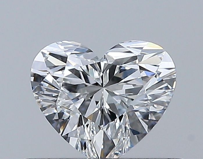 Diamante Naturale Taglio Cuore 0.4ct VG/EX F IF - GIA - 4.42x5.15x2.99mm