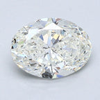 Diamante Naturale Taglio Ovale 1.4ct VG/EX I VS1 - GIA - 8.34x6.19x3.93mm