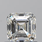 Diamante Naturale Taglio Asscher 0.82ct VG/VG H VVS2 - GIA - 5.16x5.03x3.39mm