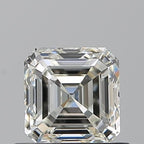 Diamante Naturale Taglio Asscher 0.71ct VG/EX J IF - GIA - 4.94x4.82x3.28mm