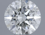Diamante Naturale Taglio Brillante 0.5ct 3EX H VVS2 - IGI - 5.02x5.07x3.19mm