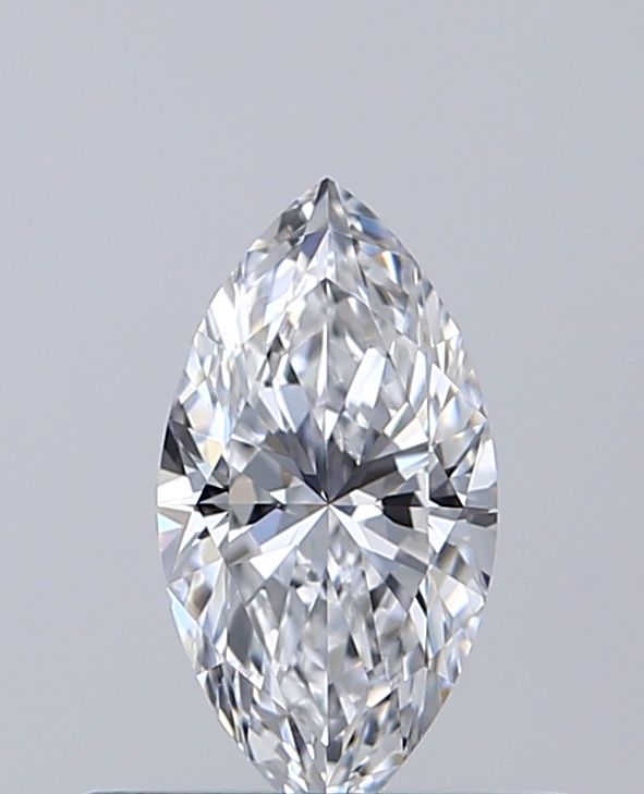 Diamante Naturale Taglio Marquise 0.4ct VG/EX D IF - GIA - 7.46x3.87x2.42mm