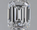 Diamante Naturale Taglio Smeraldo 0.4ct VG/EX D VVS1 - GIA - 4.98x3.57x2.38mm