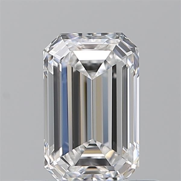 Diamante Naturale Taglio Smeraldo 0.7ct VG/EX D VVS2 - GIA - 6.43x4.08x2.69mm